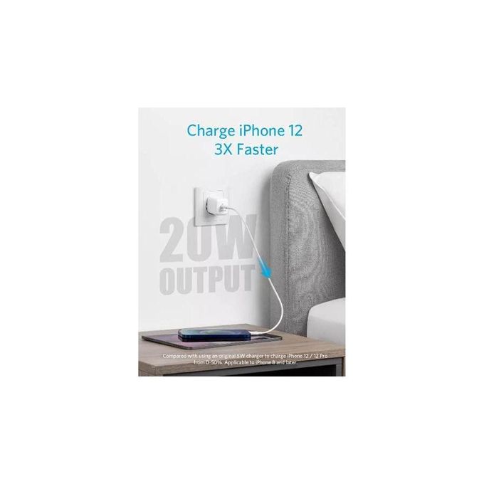 Anker Power Port 20W PD Cube, USB - White