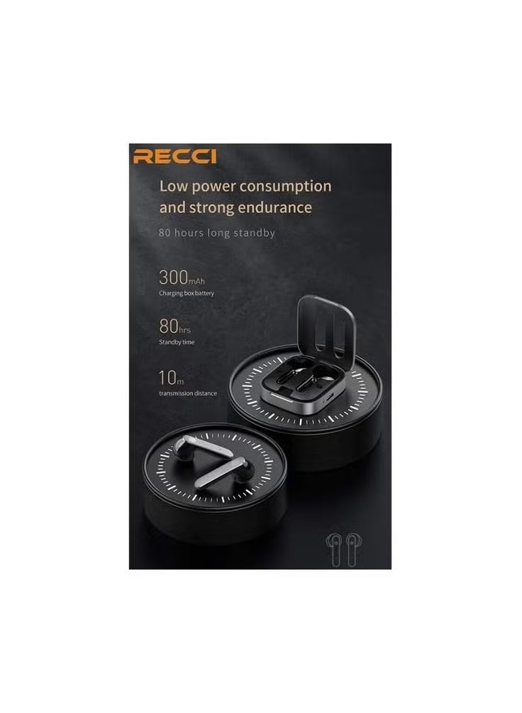RECCI RT13 - Wireless earphones With touch feature - Gray