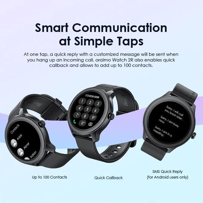 Oraimo Smart Watch 2R OSW-30 - Black