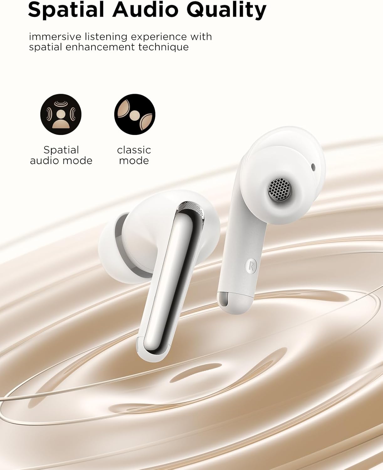 Joyroom JR-FN1 Earphones ANC True Wireless - White