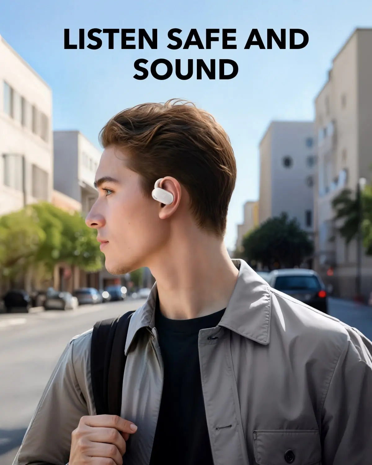 Anker Soundcore V20i Open-Ear Earbuds - White