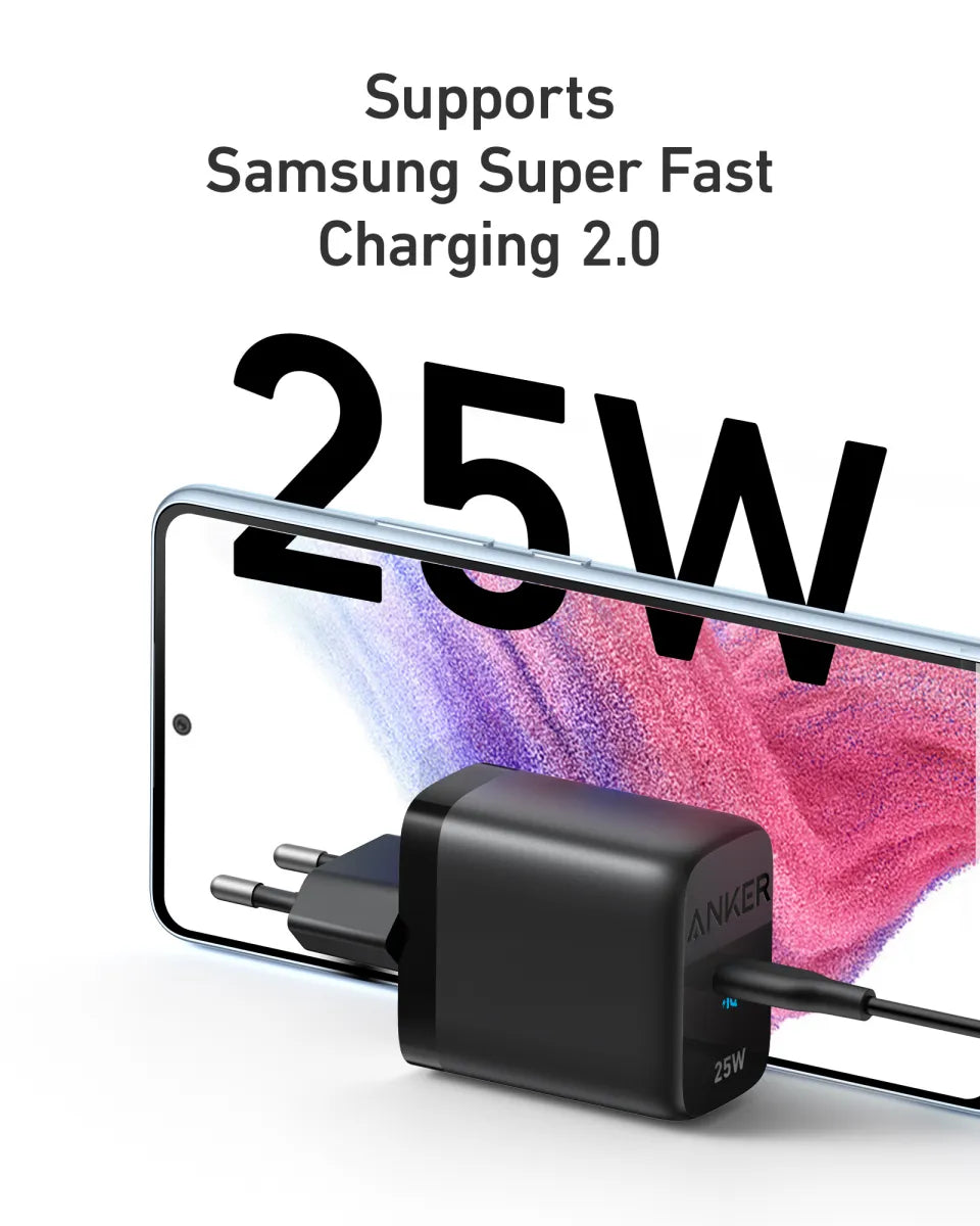 Anker Wall Charger 312 25W - Black | A2642G11