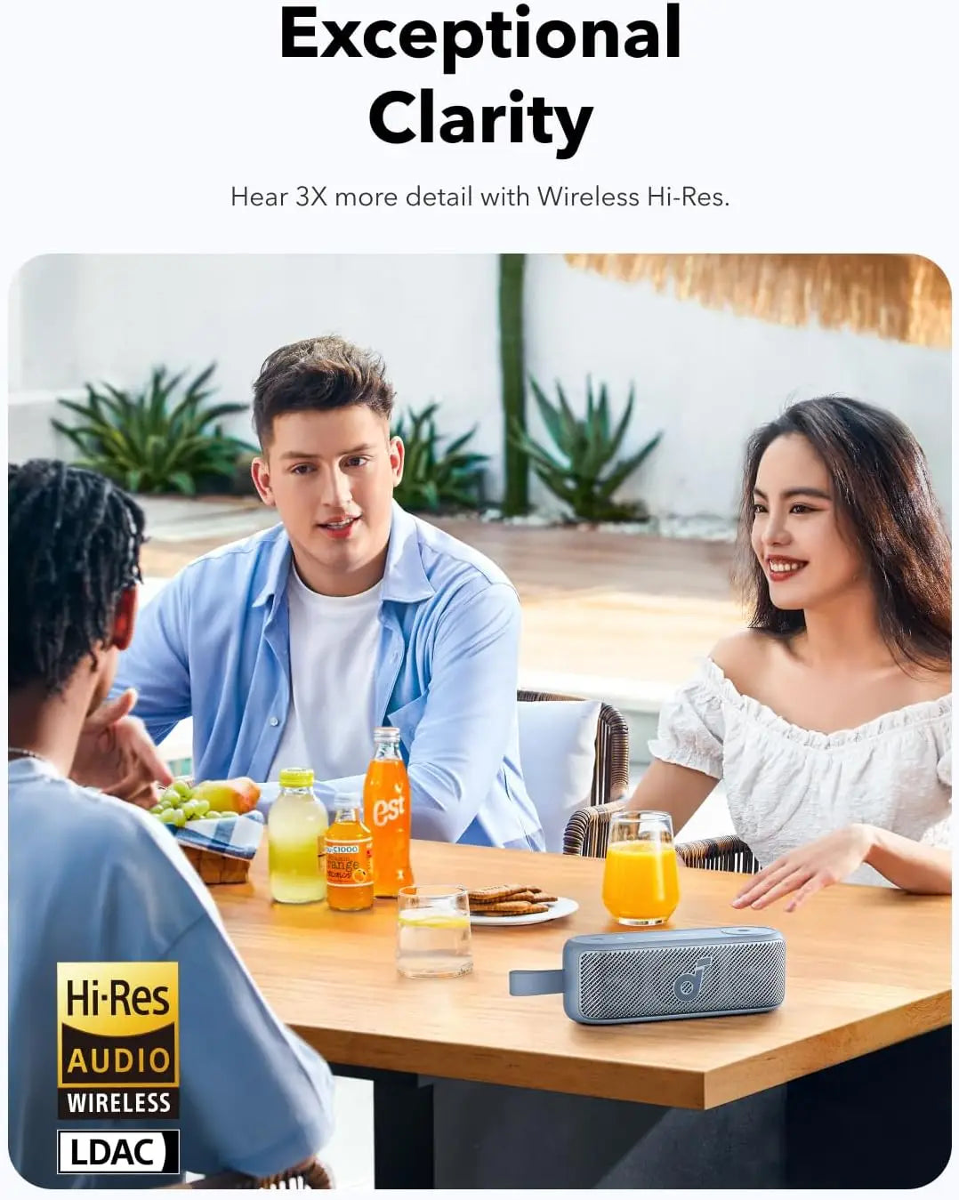 Anker Soundcore Motion 100 Portable Bluetooth Speaker - Black