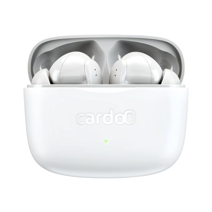 Cardoo Noise Cancelling True Wireless EarBuds - Multi Connection Bluetooth 5.3 - White