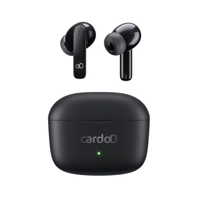 Cardoo Noise Cancelling True Wireless EarBuds - Multi Connection Bluetooth 5.3 - Black