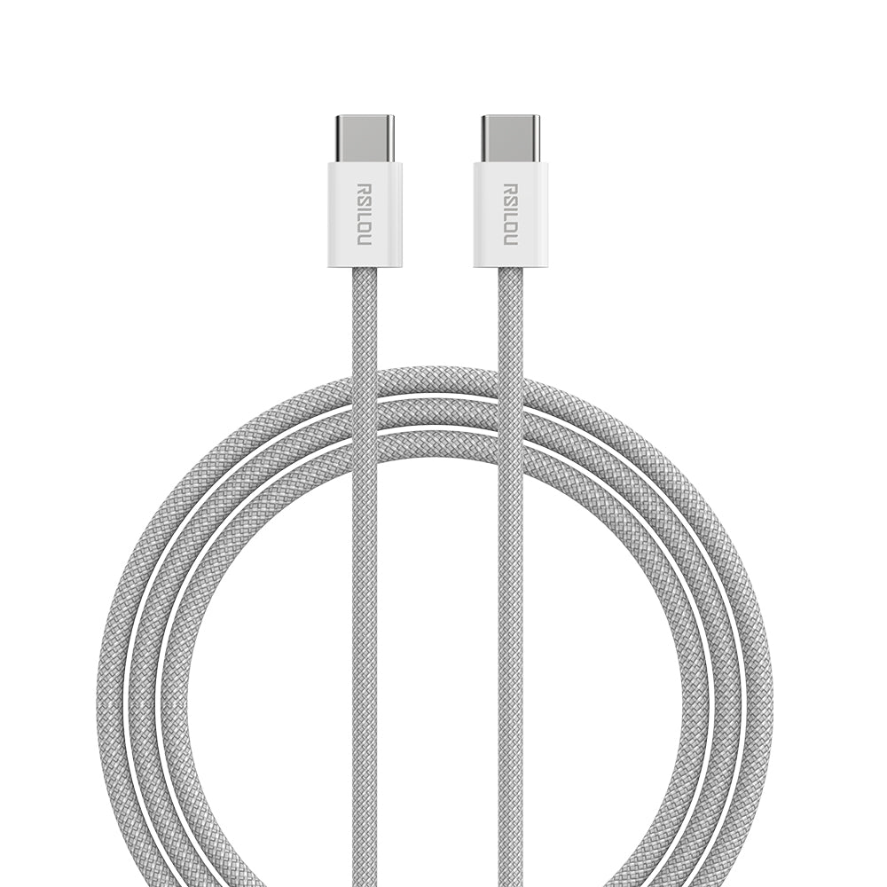 Rsilou R2028 C-C 1M Braided Fast Charging Data Cable
