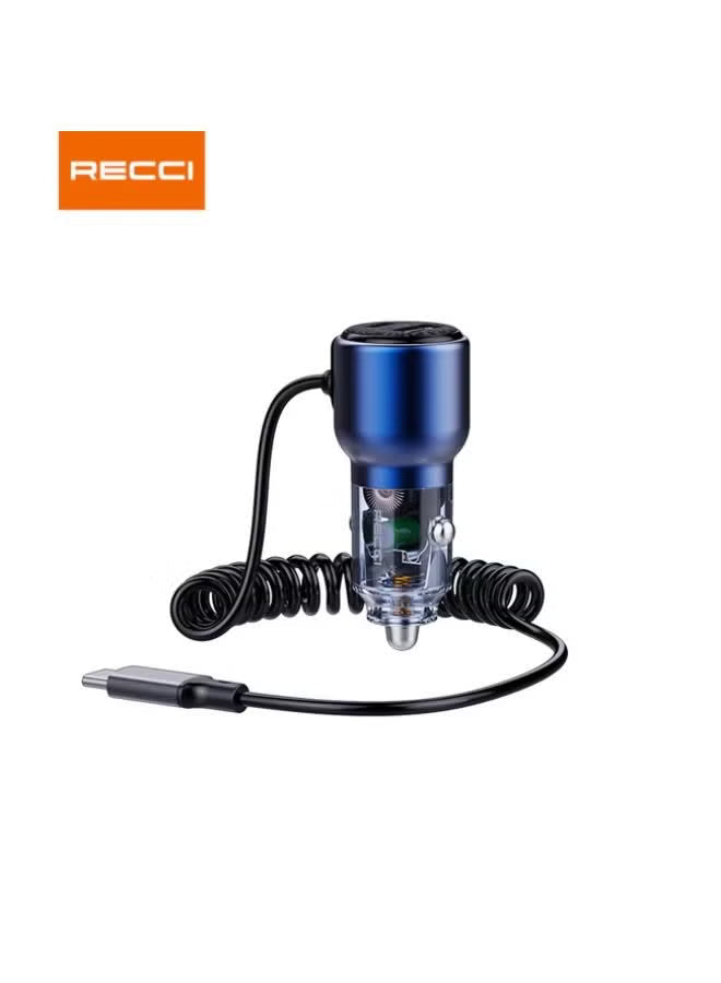 Recci RCC-N22 Car Charger Journey PD 65W + 45W Fast Charging