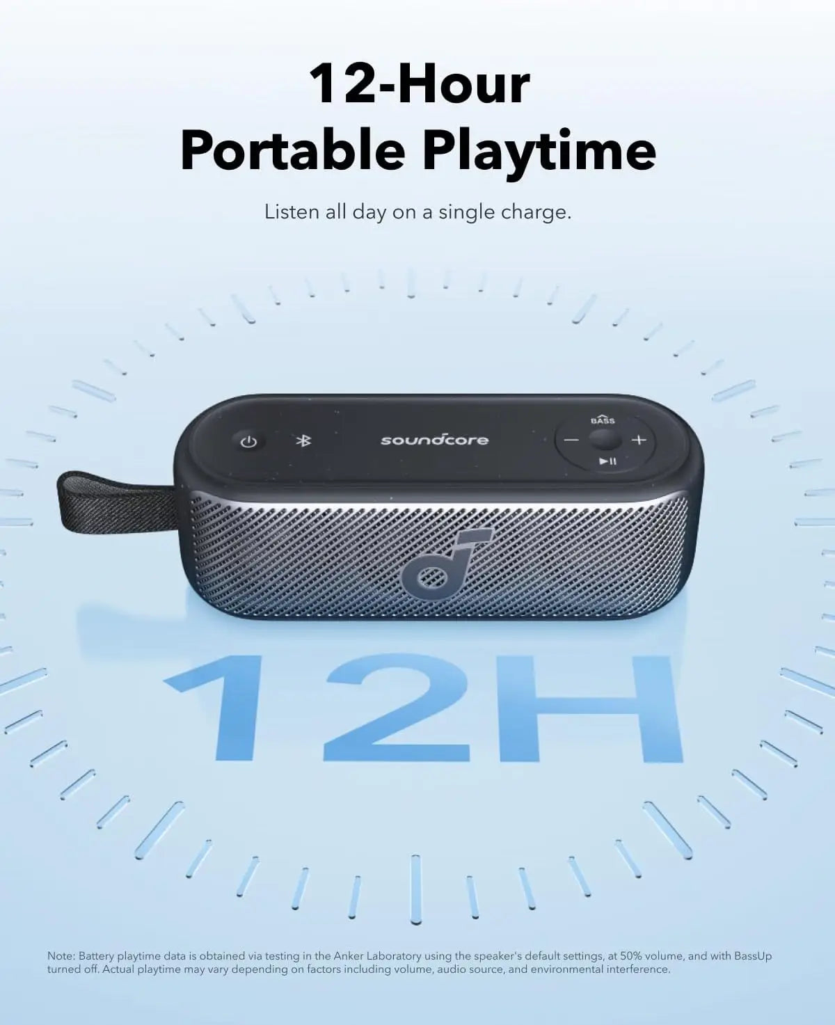 Anker Soundcore Motion 100 Portable Bluetooth Speaker - Black
