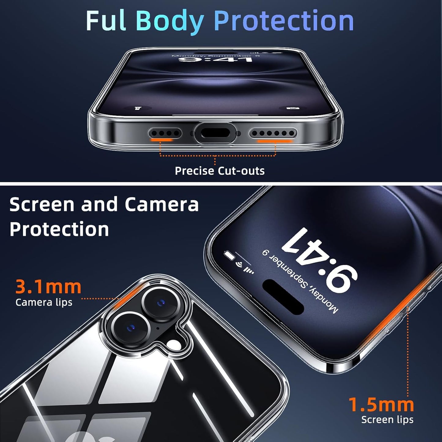 X-level Clear for iPhone 16 Case