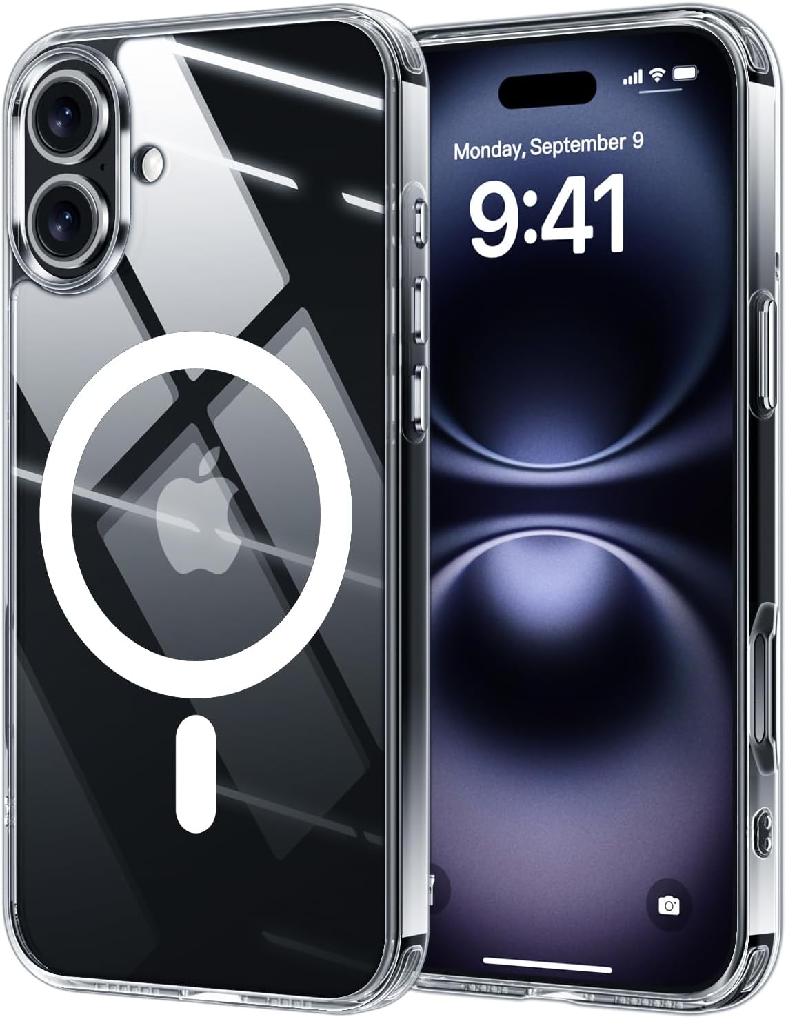 X-level for iPhone 16 Case Clear, Compatible with Magsafe