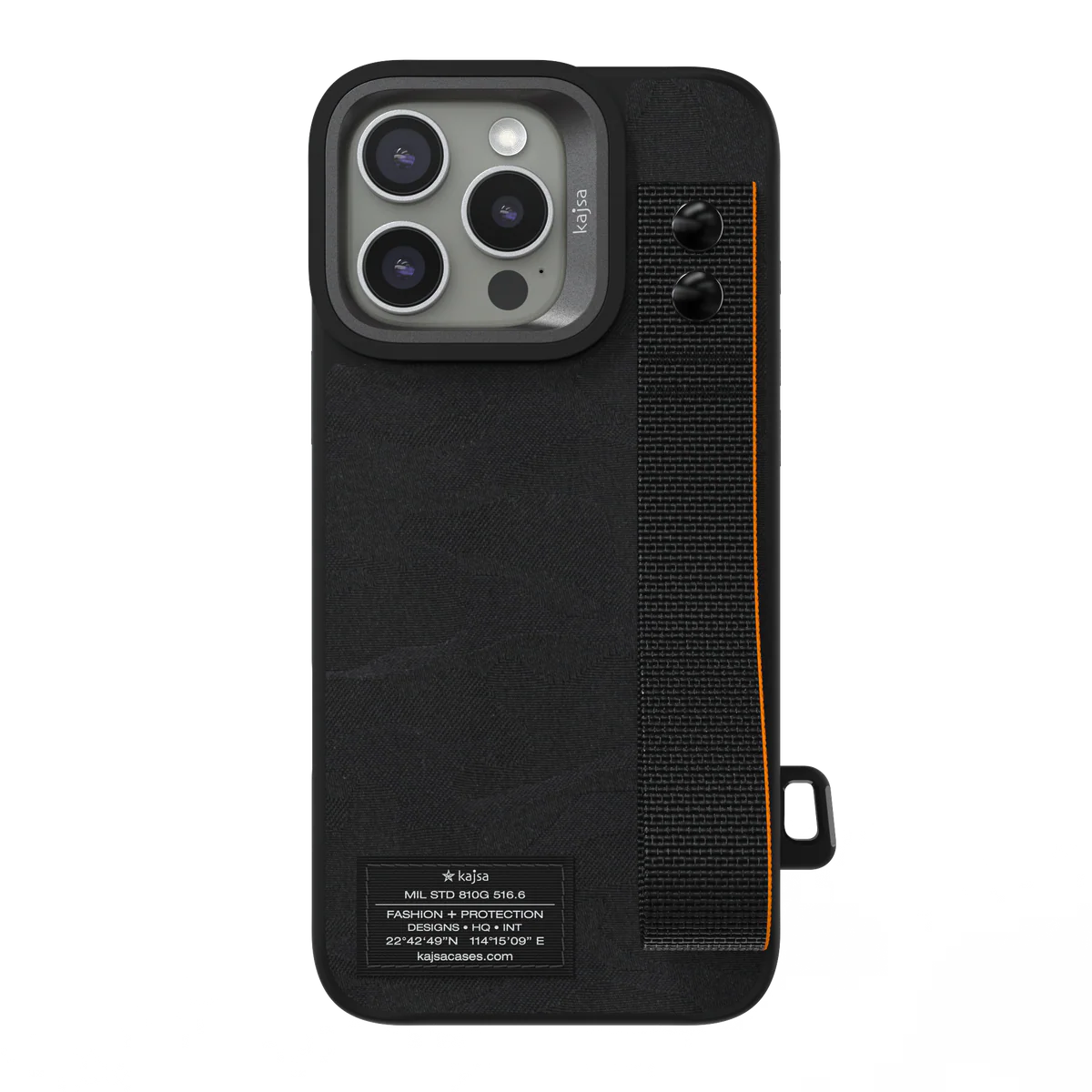 Kajsa Camo Satin Back Case for iPhone 16 Pro Max 6.9 MagSafe Compatible