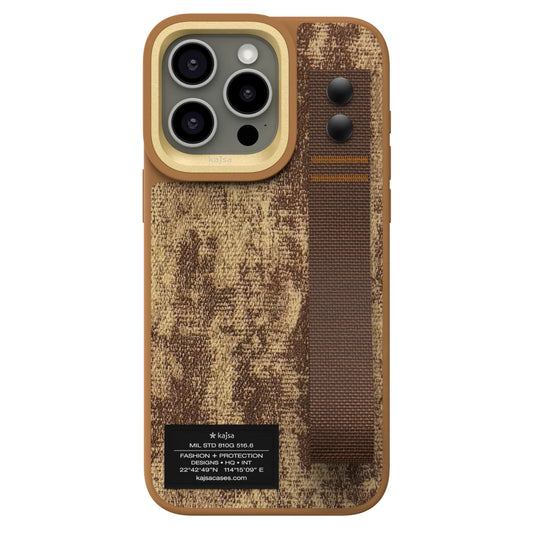 Kajsa Outdoor Collection - Tie Dye Straps Back Case for iPhone 15 Pro Max