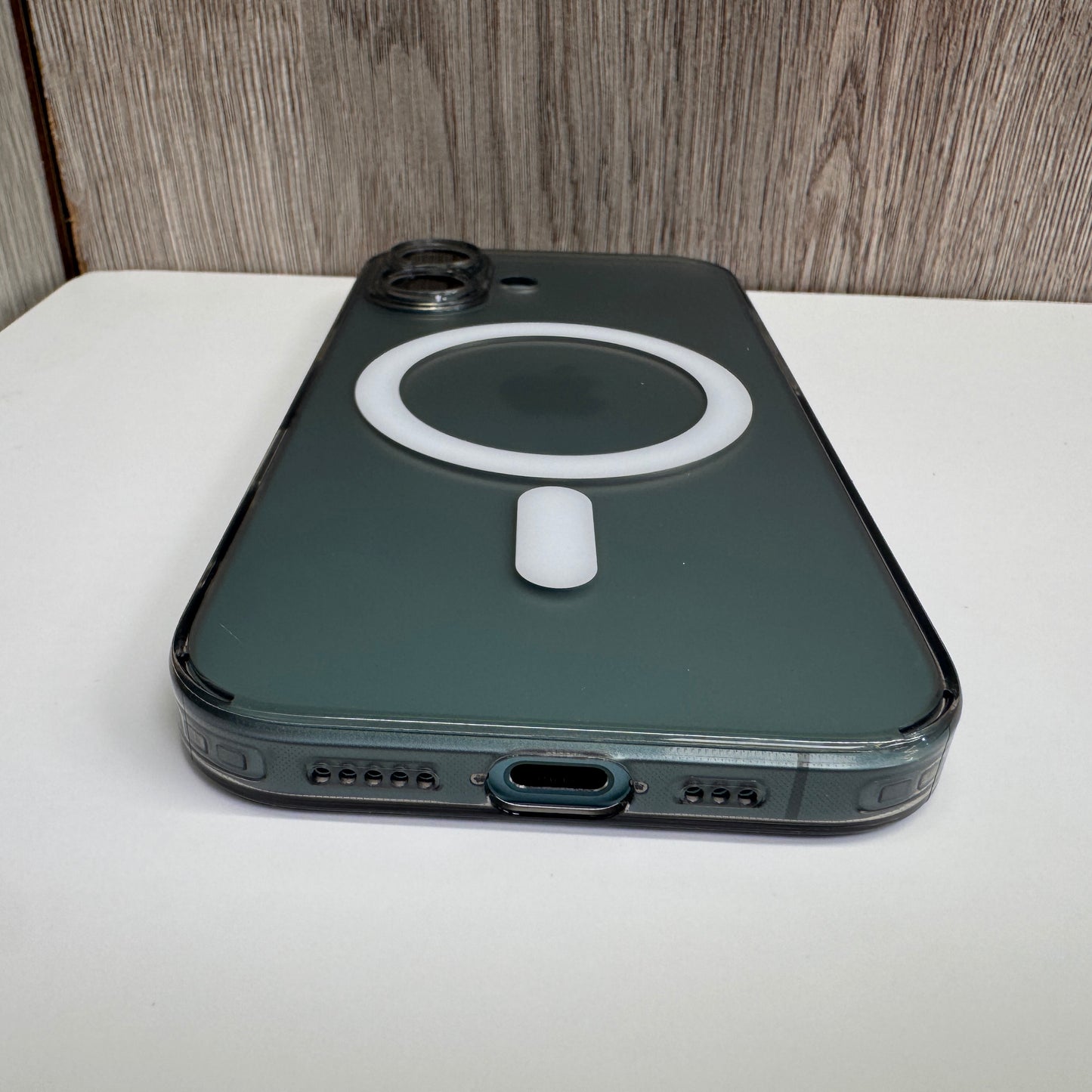 X-level for iPhone 16 Case Black Clear, Compatible with Magsafe