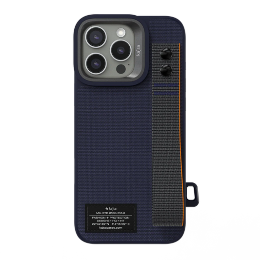Kajsa Military Collection - Straps Back Case for iPhone 16 Pro Max 6.9 MagSafe Compatible