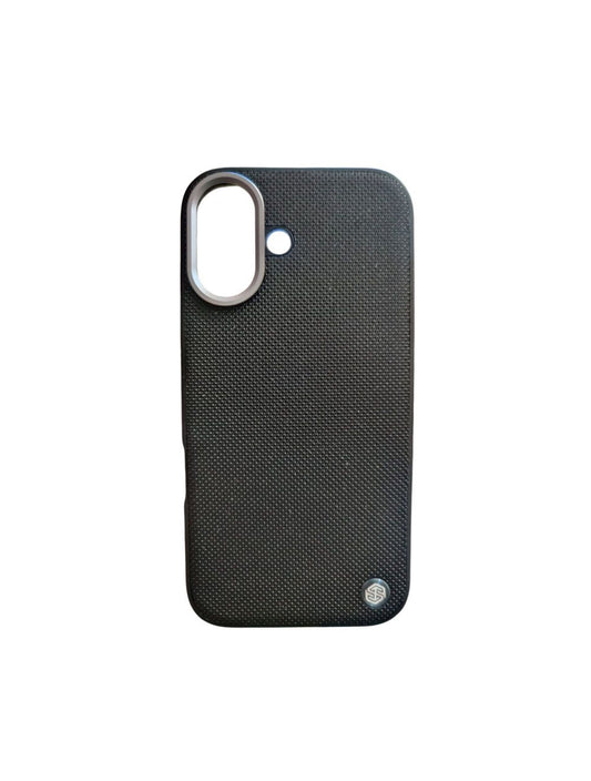 Nillkin Super Frosted Shield Pro For iPhone 16 Wth Metal Camera Cover - Black