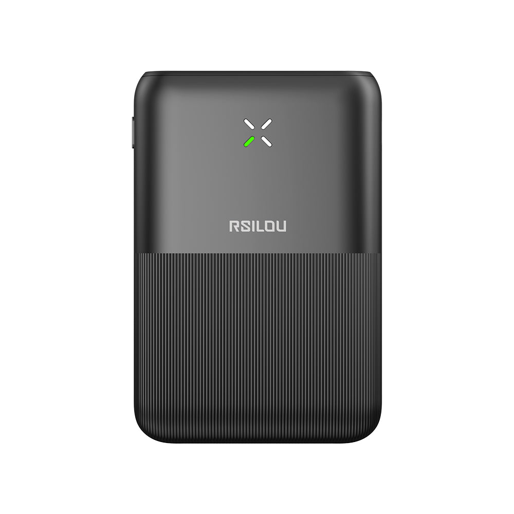 Rsilou R1005 10000mAh  Mini Ultra-thin Power Bank with fast Charging & digital display