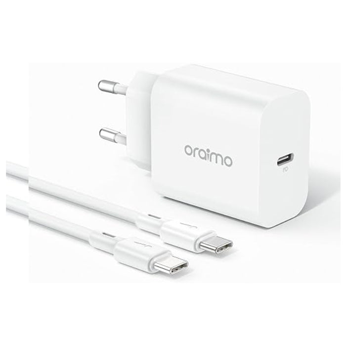 Oraimo PowerCube 20 Charger Kit OCW-E106S+CC54 20W PD - White