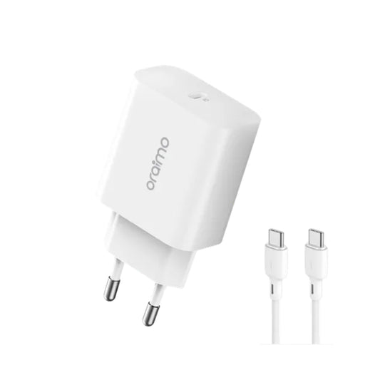 Oraimo PowerCube 20 Charger Kit OCW-E106S+CC54 20W PD - White