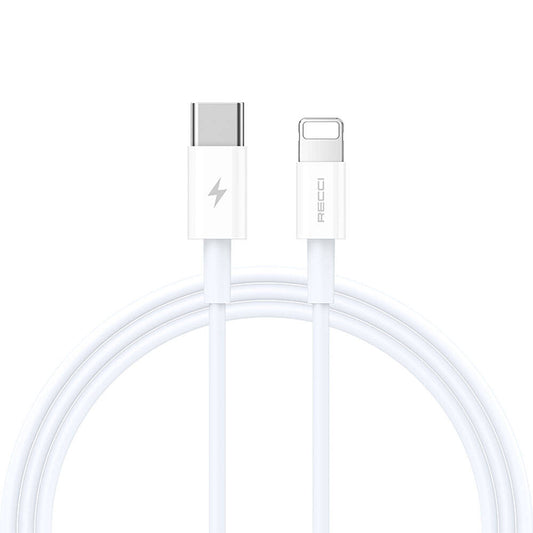 Recci RS06CL Type-C to Lightning PD 30W Fast Charging Data and Charging Cable 1M