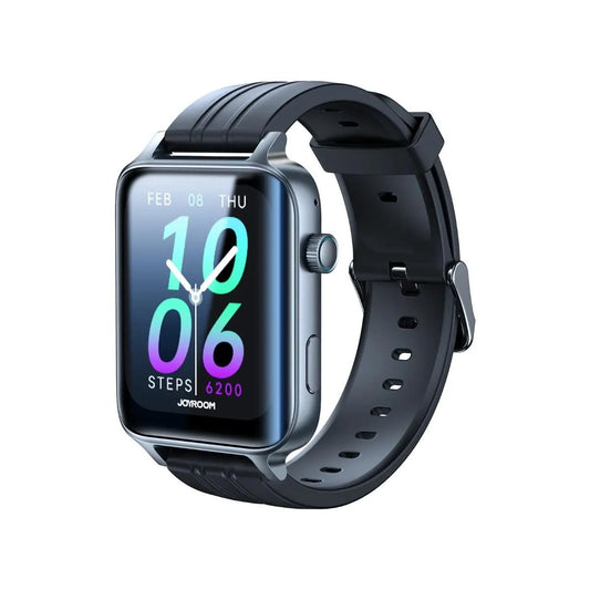 Joyroom JR-FT6 Smart Watch for Unisex, HD IPS Display, 1.85 Inch, Dark Grey
